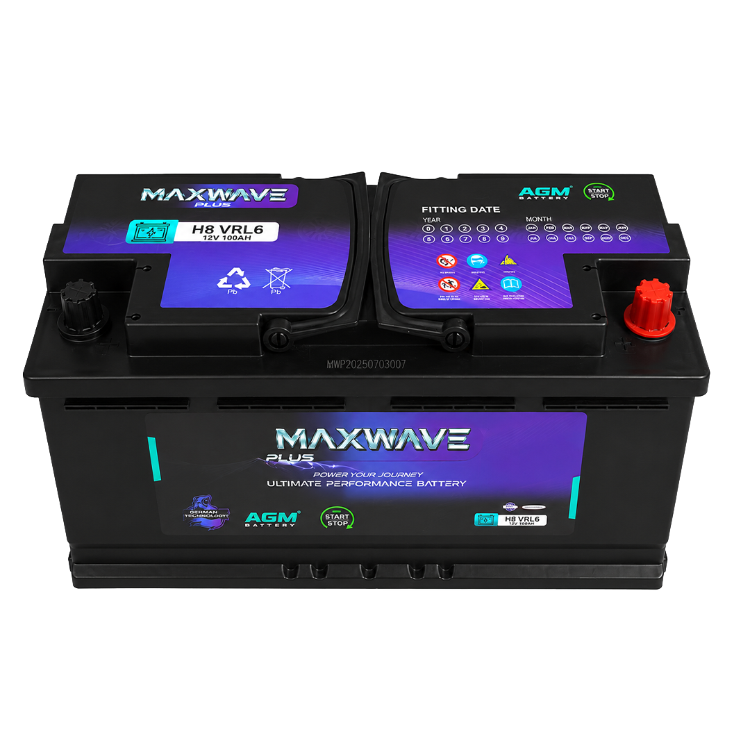Maxwave Plus AGM H8 L6 (100AH)